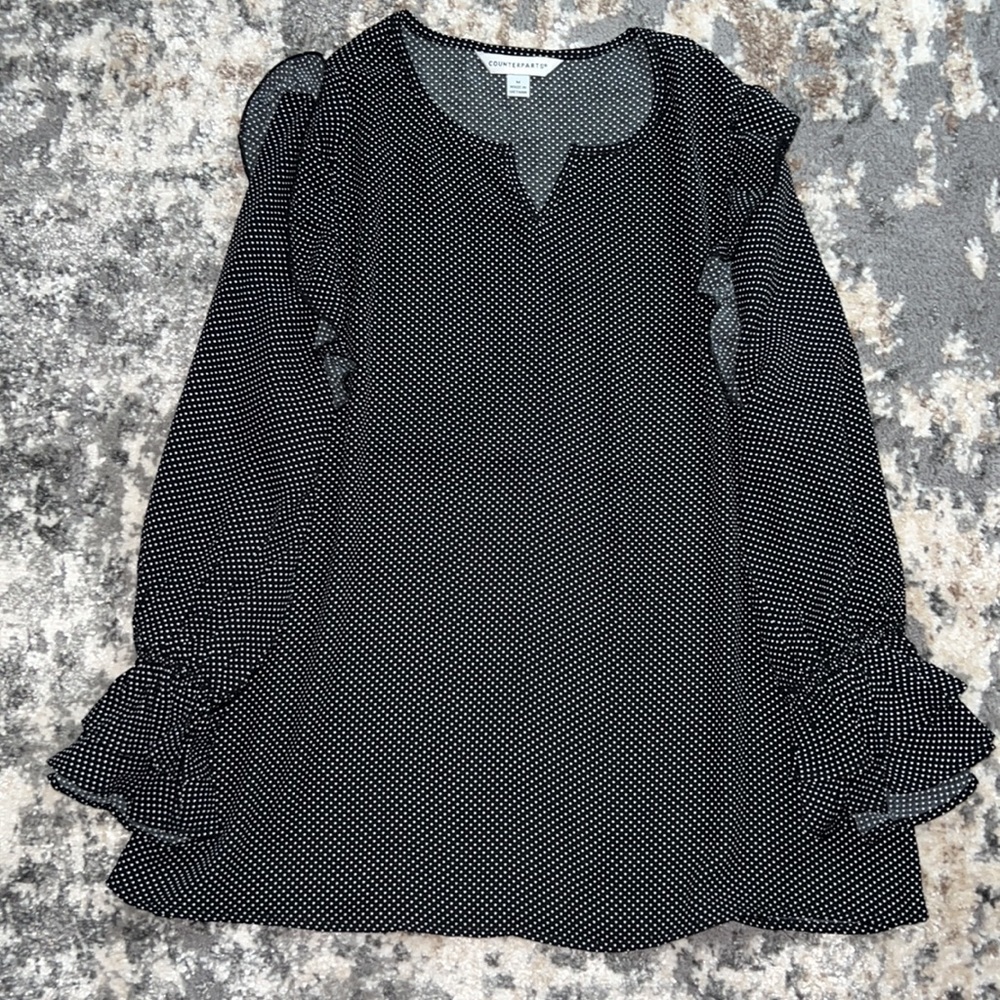 Ruffled blouse